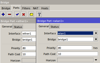 Bridge port received packet with own