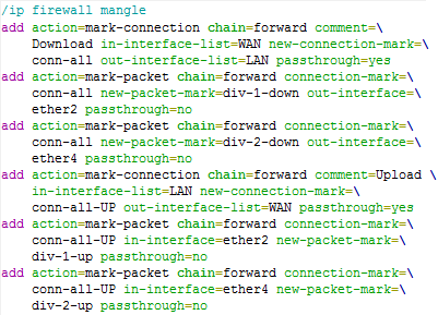 mangle untuk queue tree