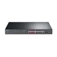 TP-LINK TL-SL1218MP OMADA 16-Port PoE+ 10/100Mbps 2-Port Gigabit Unmanaged Switch