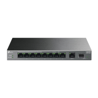 TP-LINK LS1210GP OMADA 10-Port Gigabit Desktop Unmanaged Switch with 8-Port PoE+